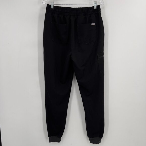 FIGS Technical Collection Jogger Scrub Pants Black Drawstring Pockets Unisex M - Picture 4 of 9